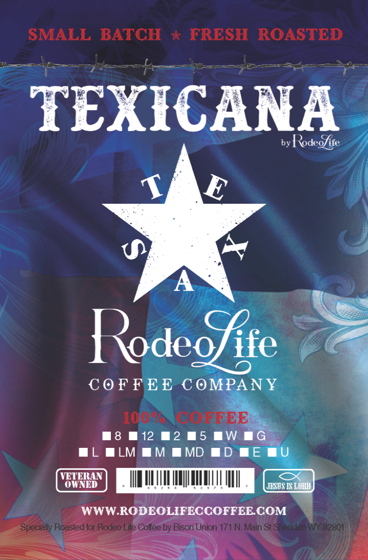 Texicana The Republic of Texas 8oz/12oz/1lb/1.5lbs