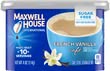 Maxwell House International French Vanilla Sugar Free Cafe Beverage Mix 4 Oz Canisters, Pack Of 4