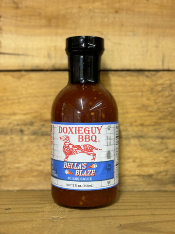 Bella’s Blaze – Sweet & Spicy Finishing BBQ Sauce (12 oz)