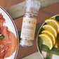 Natural Spring Salt Crystals & Organic Pepper - Glass Mill