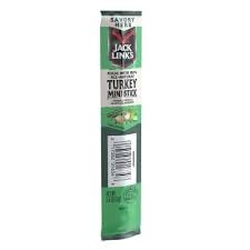 Jacks Links Savory Herb Mini Turkey Stick, 0.5 Oz., 24 Pk.