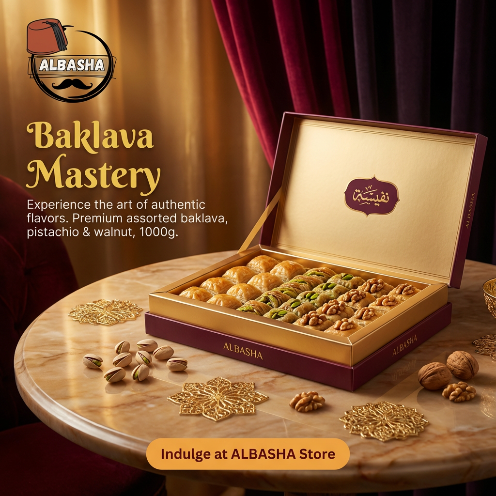 Nafeesah Gourmet Baklava Mix 450G – Authentic Middle Eastern Pastry