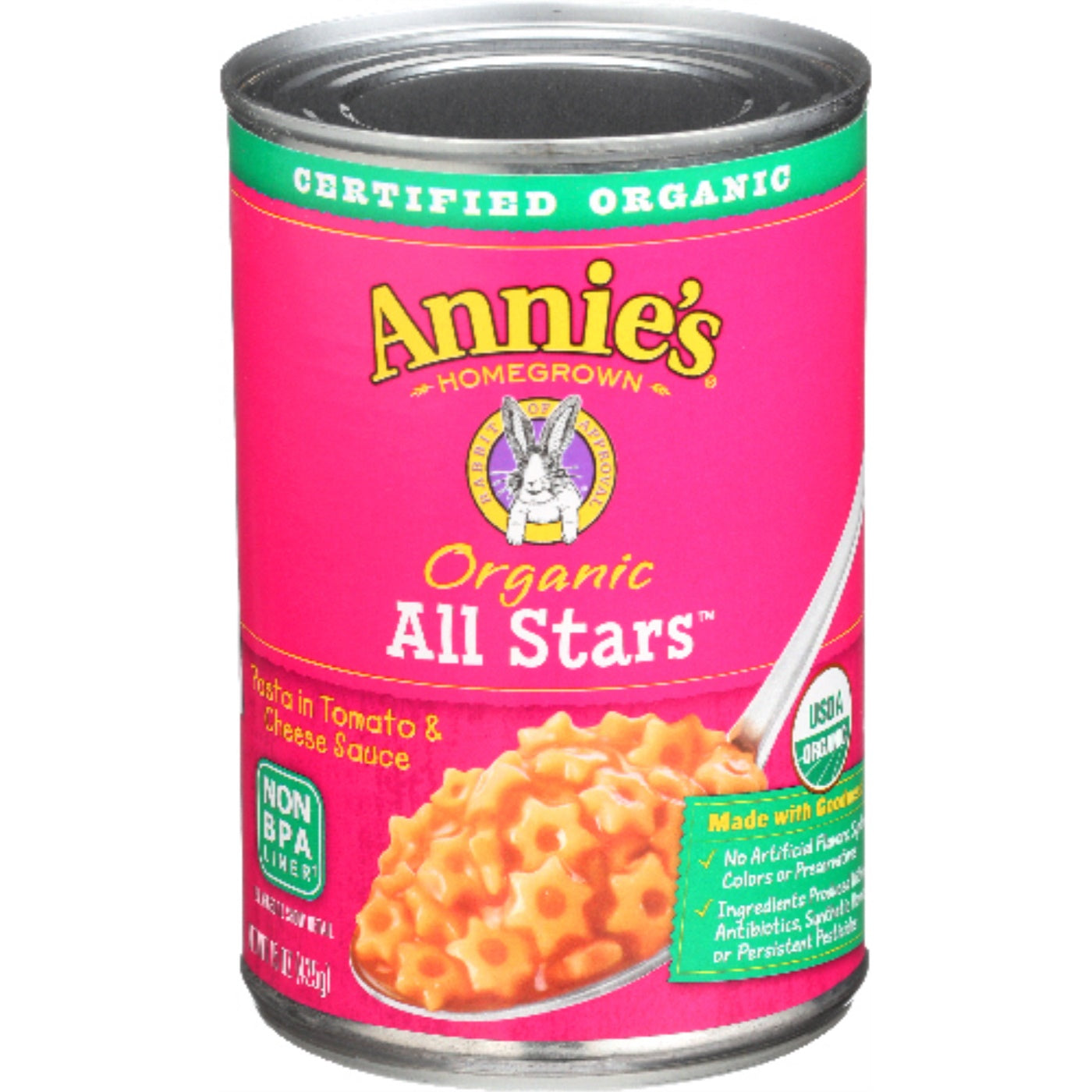 Annies Homegrown, Pasta All Stars Org, 15 Oz, (Pack Of 12)