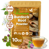 Burdock Root Powder,  Burdock Root Extract, 100% Natural & Pure from Burdock Root, Burdock Root Herbal Tea, No Additives, No Caffeine, Vegan