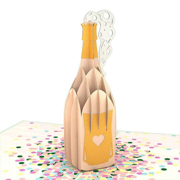 Champagne Pop 5''x7'' Card, Pop-Up Cards, Cheers