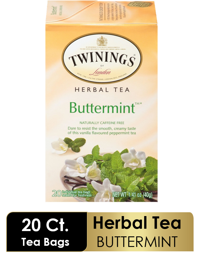 TWININGS TEA BUTTERMINT ( 6 X 20 BAG  )