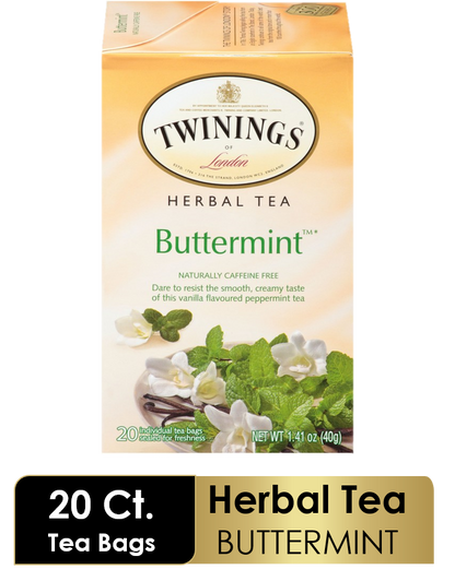 TWININGS TEA BUTTERMINT ( 6 X 20 BAG  )