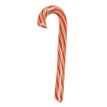 Hand-Spun Jumbo Candy Cane - Cranberry - 1.75 oz