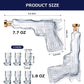 Pistol Gun Decanter & Pistol Shot Glasses Set - Holster