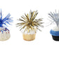 Oasis Supply, USA Cake Decorating Bundle - Includes 24 Firewwork Food Picks, 12 USA! Food Flag Picks, & 4oz Edible Red, White, & Blue Sprinkle