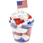Oasis Supply, USA Cake Decorating Bundle - Includes 24 Firewwork Food Picks, 12 USA! Food Flag Picks, & 4oz Edible Red, White, & Blue Sprinkle