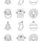 Oasis Supply, Yummy Doodle Kit. Edible Fun at the Tip of your Brush, Making Art that you Can Munch (Christmas)