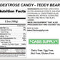 Oasis Supply Baby Shower Sprinkles & Sugar Shapes. Edible Decorations for Cakes, Cupcakes, and Cookies. Gender Reveal, Boy, Girl, and Neutral Party Baking Decorations (Teddy Bear - Brown)