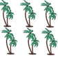 Twin Coconut Palm Trees - 4" - 12 Count or 72 Count