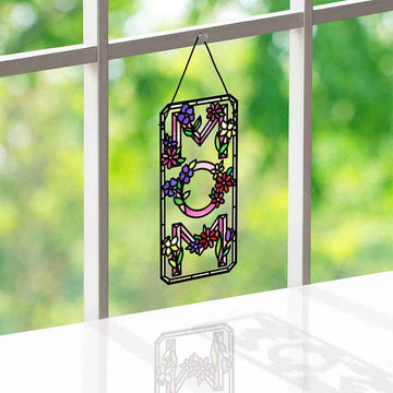 5x7" Floral Mom Suncatcher Card