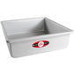 Fat Daddio's Square Aluminum Pans, 14/16-Gauge Hard Anodized Aluminum, Galvanized Steel, Choose from 30 Sizes
