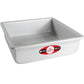 Fat Daddio's Square Aluminum Pans, 14/16-Gauge Hard Anodized Aluminum, Galvanized Steel, Choose from 30 Sizes