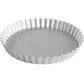 Fluted Tartlet / Quiche Pan with Removable Bottom, Round Anodized Aluminum, Choose from 8 Sizes