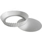 Fluted Tartlet / Quiche Pan with Removable Bottom, Round Anodized Aluminum, Choose from 8 Sizes