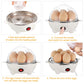 7-Egg Electric Egg Cooker – Auto Shut-Off, 350W, Hard & Soft Boiled, Steam Cooker