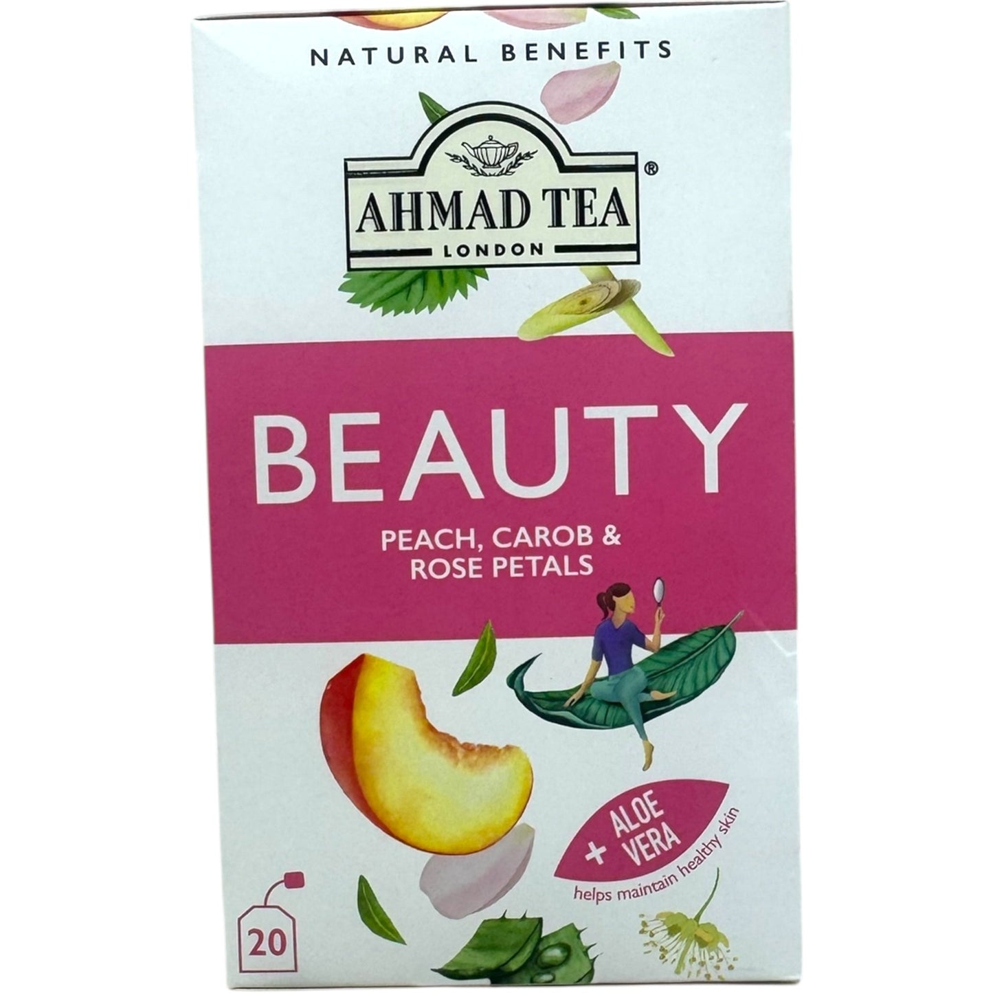 Ahmad Tea Beauty Herbal Tea for Skin Radiance
