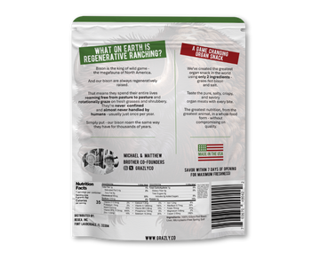 Bison Liver Crisps - 100% Grass-Fed/Finished