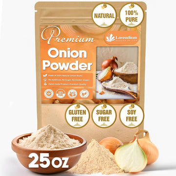 Premium Onion Powder, 100% Natural and Pure from Onion, Rich Flavor, Perfect for Cooking & Seasoning