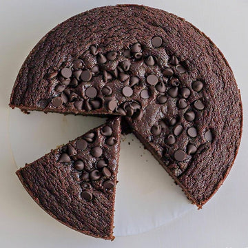 ANDY ANAND CHOCOLATIER Gluten Free & Dairy Free Dark Chocolate Cake - Luxurious 9 Inch 2.9 lbs Gourmet Gift, Handcrafted with Fresh Natural Ingredients, No Preservatives, Ideal for Celebrations and Birthdays