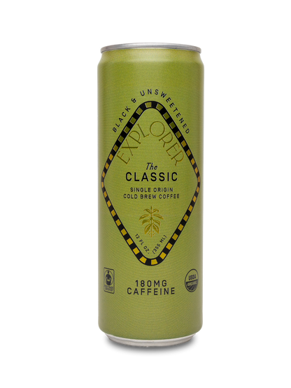 RTD Cold Brew Cans | Choose Your Caffeine Level | Unsweetened 12-Pack