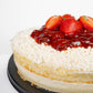 Andy Anand Sugar-Free White Chocolate Strawberry Cake, 2.5 lb – Keto & Diabetic-Friendly, Real Strawberries, Creamy White Chocolate Gift