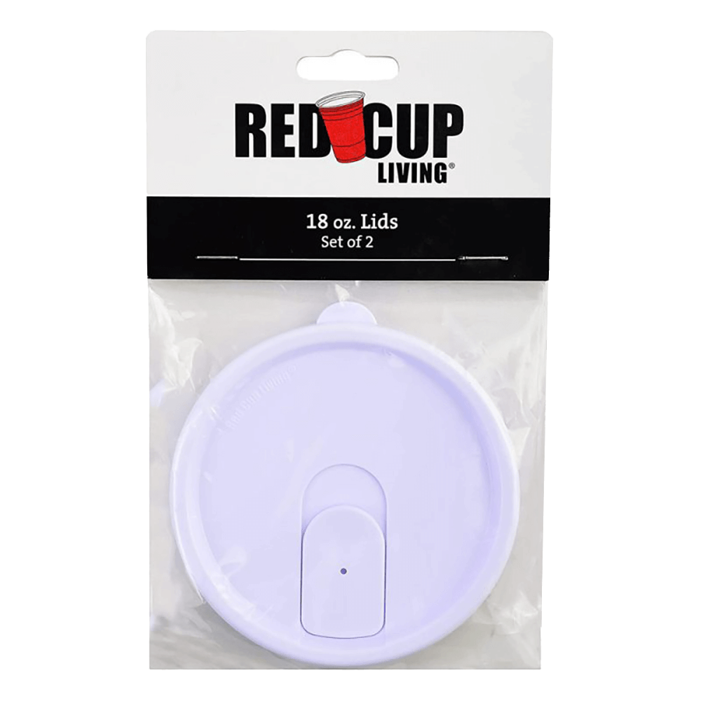 Redcupliving Reusable Red Party Cup Lids for 18 oz & 32 oz Cups