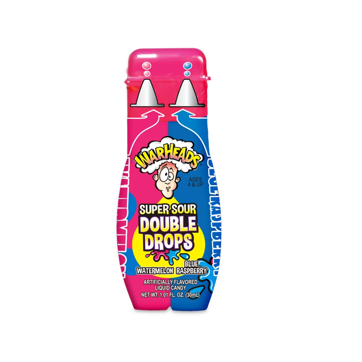 Warheads Double Drops Watermelon Blue Raspberry