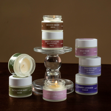 12 Premium Perfume-Infused Scented Candles with Essential Oils, Natural Soy Wax, and Long-Lasting Fragrance, Gift Set and Sample Pack Soy Wax Candles for Home Décor and Aromatherapy Ambience
