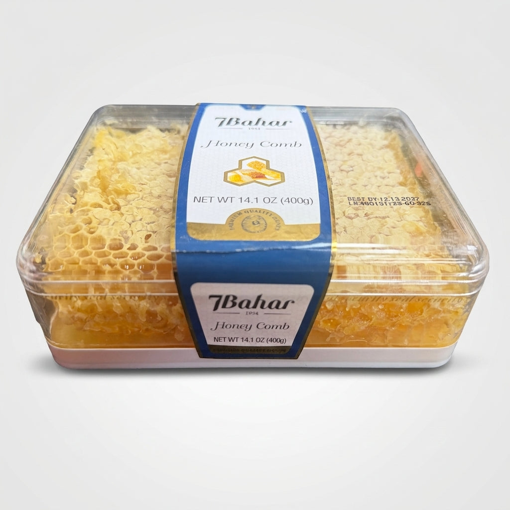 7Bahar Honey Comb 14.1 oz - Pure Turkish Honeycomb in Tray