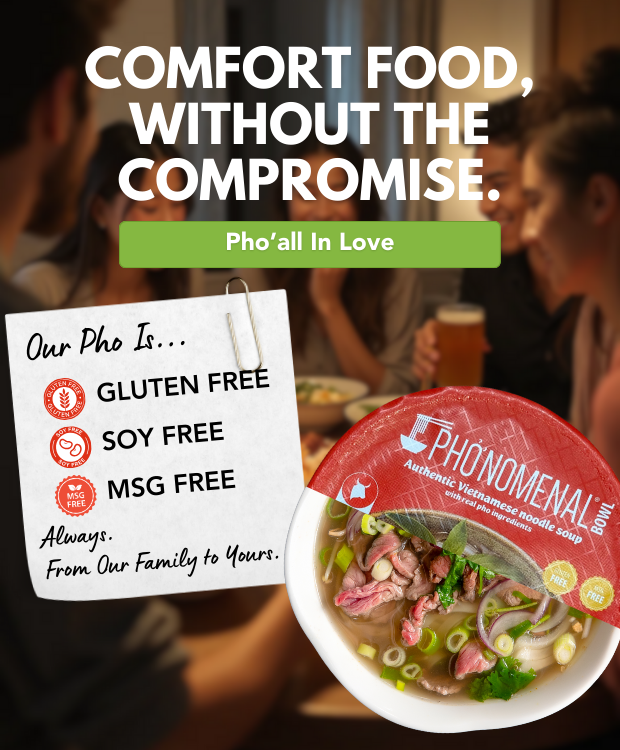 Pho’nomenal Bowl Instant Veggie Pho (Case of 6 Bowls)