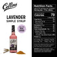 Real Sugar Lavender Cocktail Simple Syrup 32 oz