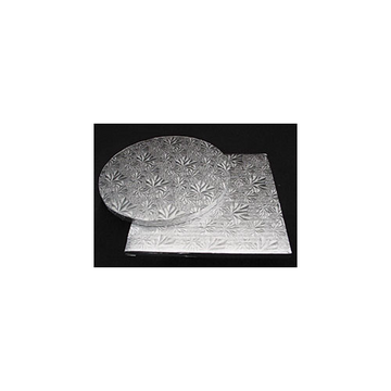 26" x 18" Silver Embossed Cake Drum, 1/2" thick   *Full Sheet*