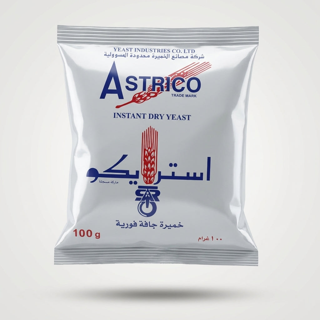 Astrico Instant Dry Yeast 100g - Premium Baking Yeast by SAF