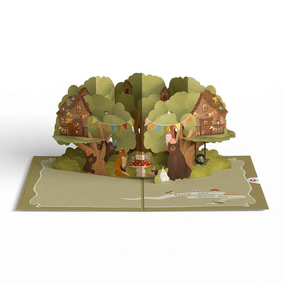 Woodland Birthday Party 5''x7'' Card, Birthday Cards