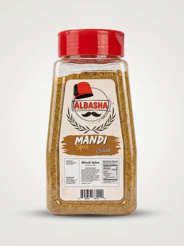 AlBasha Mandi Spice 7 oz - Authentic Middle Eastern Seasoning Blend
