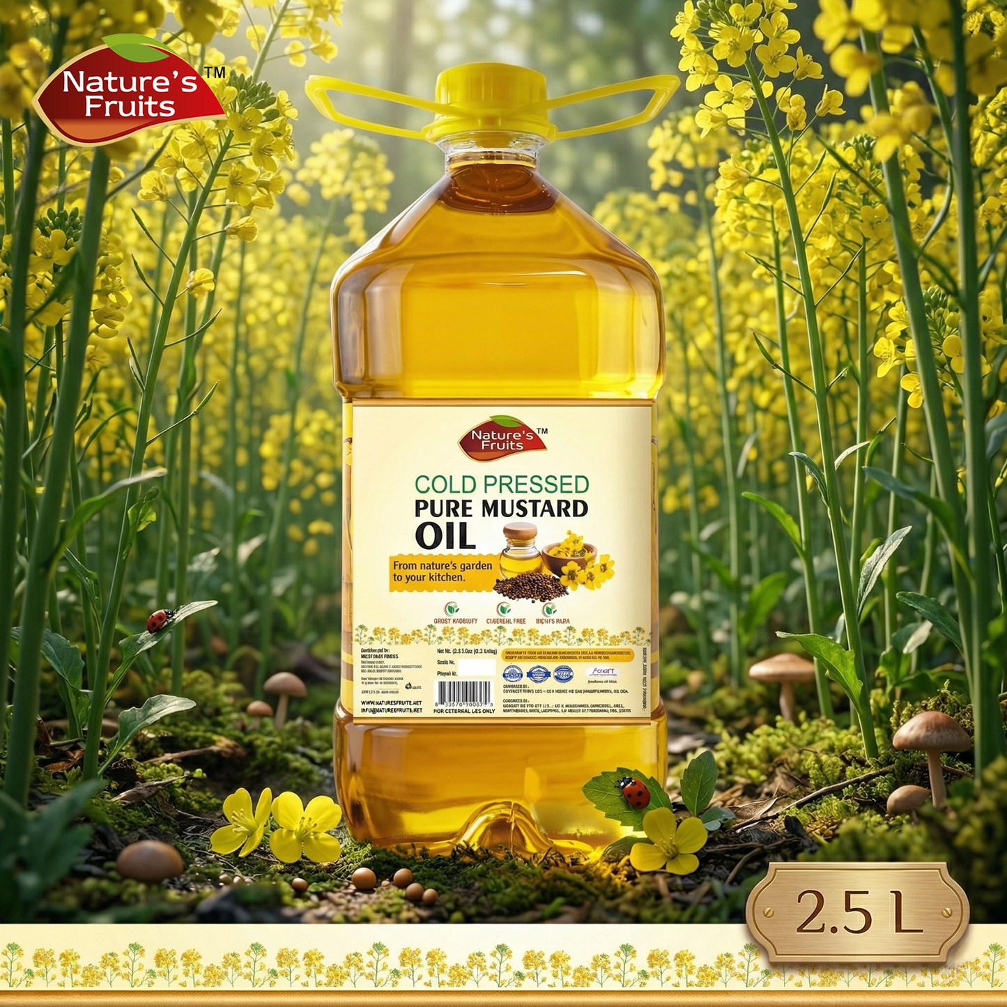 Cold Pressed Pure Mustard Oil