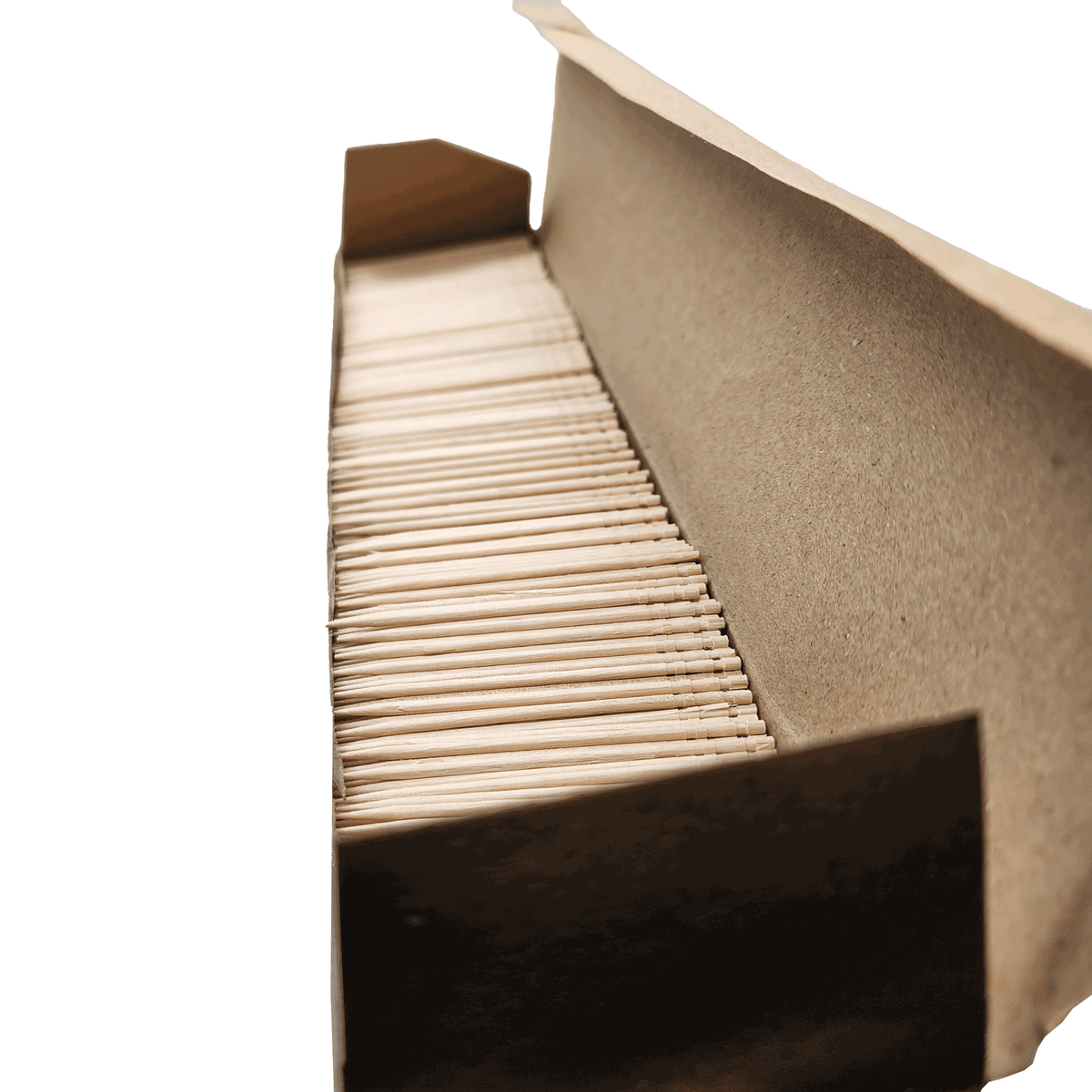 10000 Qty BiteMyWood Birchwood Single Point Toothpicks In Cardboard Sleeve SP1