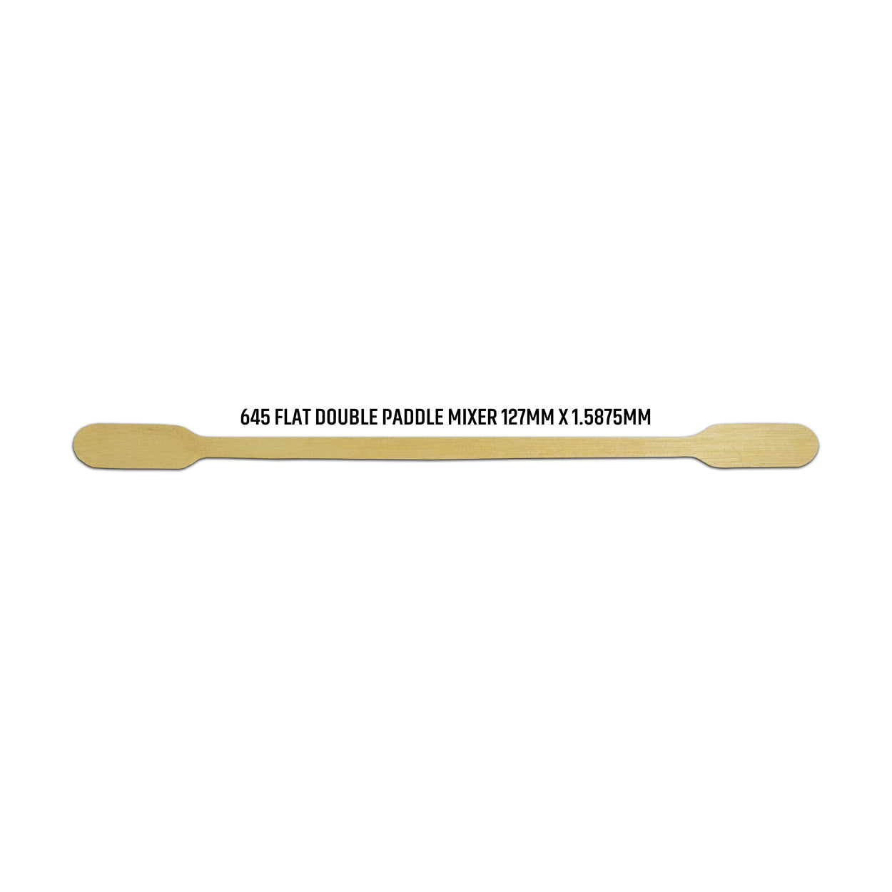 Flat Birchwood Food Stakes In Cardboard Reusable Box