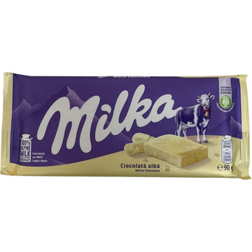 Milka White Chocolate Bar – Creamy 100g Treat
