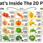 20 Vegetable Seed Packets- Survival Seed Vault, 10,000+ Seeds