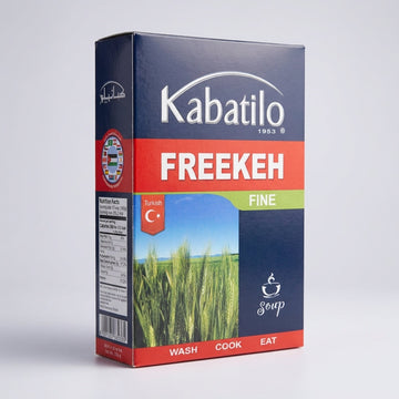 Kabatilo Freekeh Fine 35 oz - Premium Turkish Roasted Green Wheat