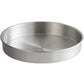 Round Straight-Sided Aluminum Cake Pans - 2" high - Choose Diameter from 3" to 16"