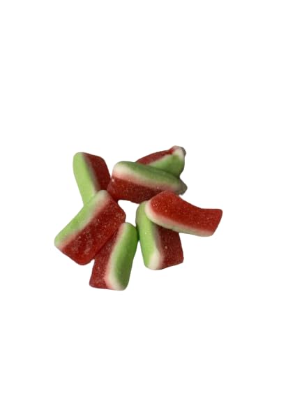 Watermelon Gummi Candy - 4Oz. (Pack Of 3) Bite-Sized Share Size Peg Bags, Watermelon Flavor For Halloween, Christmas And More In