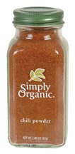 Simply Organic Chili Powder, Certified Organic | 2.89 oz | Pack of 4