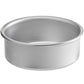 Round Straight-Sided Aluminum Cake Pans - 2" high - Choose Diameter from 3" to 16"
